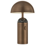 Parkston Rechargeable Table Lamp - Historic Bronze