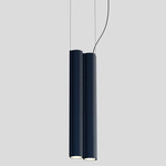 Silo 2SB Pendant - Textured Midnight Blue
