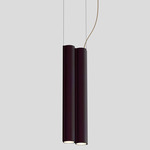Silo 2SB Pendant - Textured Aubergine