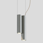 Silo 2SC Pendant - Tumbled Aluminum