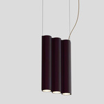 Silo 3SA Pendant - Textured Aubergine