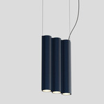 Silo 3SA Pendant - Textured Midnight Blue
