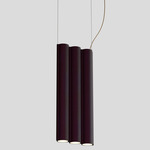 Silo 3SB Pendant - Textured Aubergine