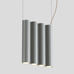 Silo 4SA Pendant - Tumbled Aluminum