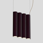 Silo 4SA Pendant - Textured Aubergine
