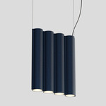 Silo 4SA Pendant - Textured Midnight Blue