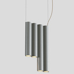 Silo 4SE Pendant - Tumbled Aluminum