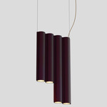 Silo 4SE Pendant - Textured Aubergine
