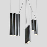 Silo 12 Multi Light Pendant - Mirror Polished