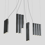 Silo 13 Multi Light Pendant - Mirror Polished