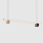 Isle 02A Linear Pendant - Portugal Pink / Red Levanto