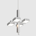Dorval Pendant - Polished Aluminum