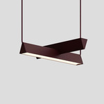 Mile Pendant - Burgundy