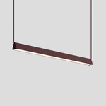 Mile 04 Linear Pendant - Burgundy