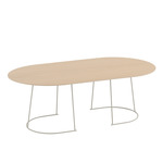 Airy Coffee Table - Lacquered Oak Veneer / Off White