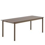 Linear Steel Table - Taupe
