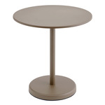Linear Steel Round Cafe Table - Taupe