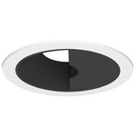 Luca 3.5 inch Round Wall Wash Downlight with Trim - White / Black