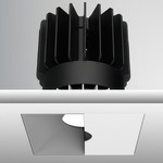 Luca 3.5 inch Square Trimless Wall Wash Downlight - Haze
