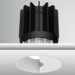 Luca 2.7 inch Round Static White Trimless Wall Wash Downlight - White