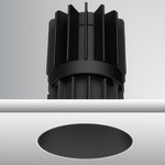 Luca 2.7 inch Round DALI/DMX RGBTW 48V Trimless Downlight - Black