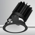 Luca 2.7 inch Round DALI/DMX RGBTW 48V Downlight with Trim - Black / White