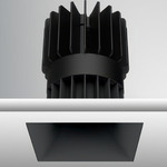 Luca 3.5 inch Square DALI/DMX RGBTW 48V Trimless Downlight - Black