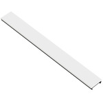 TS24M 2-Circuit Magnetic Track Opaque Slot Cover - White