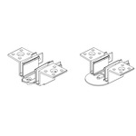 DIY TruCurve 1 Top and Bottom Channel Adapters / Pair - White