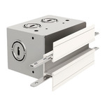 DIY TruCurve 1 Straight Run Center Feed Power Connector - White