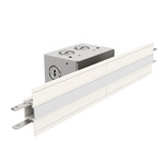 TruLine .5A TruColor RGBTW Center Feed Power Connector - Satin Aluminum