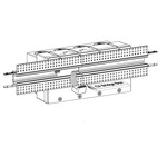 Truline .5A Single Center Power Connector and CV Bridgebox - White