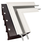 TruLine 1A L Power Feed Channel Connector/Bridgebox/J-Box - White