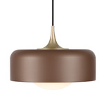 Pensee Large Pendant - Pearl Cocoa / Matte Opal