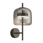 Jube Wall Sconce - Matte Black / Smoky