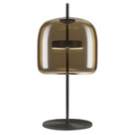 Jube Table Lamp - Matte Black / Burnt Earth