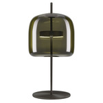 Jube Table Lamp - Matte Black / Antique Green
