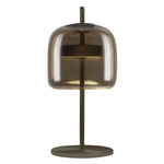 Jube Table Lamp - Matte Black / Burnt Earth
