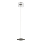 Jube Floor Lamp - Matte Black / Crystal