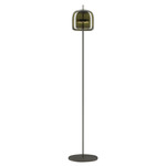 Jube Floor Lamp - Matte Black / Antique Green