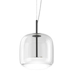 Jube SP P Pendant - Matte Black / Crystal