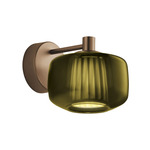 Plisse Wall Sconce - Matte Bronze / Old Green / Ivory Plisse