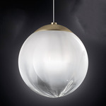 Puppet Ring Pendant - Matte Gold / White