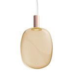 Riflesso Pendant - Matte Copper / Amber