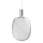Riflesso Pendant - Matte Gold / Crystal