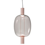 Riflesso 2 Two Light Pendant - Matte Copper / Smoky