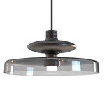Tread Wide Pendant - Matte Bronze / Smoky