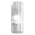 Armonia Rhombus Wall Sconce - Matte Black Nickel / Crystal