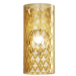 Armonia Balloton Wall Sconce - Matte Gold / Amber