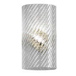 Armonia Striped Wall Sconce - Matte Gold / Crystal